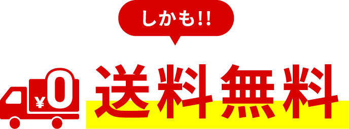 しかも送料無料