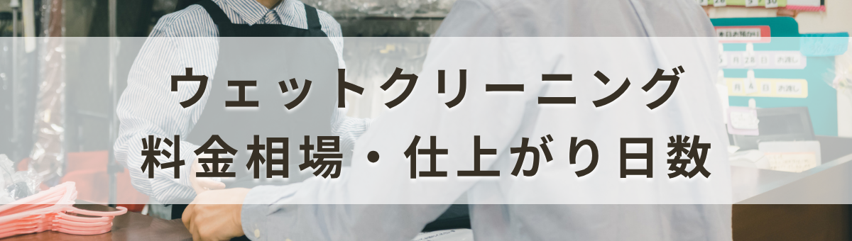 ウェットクリーニングはどんな場面で必要？家で洗う方法も解説